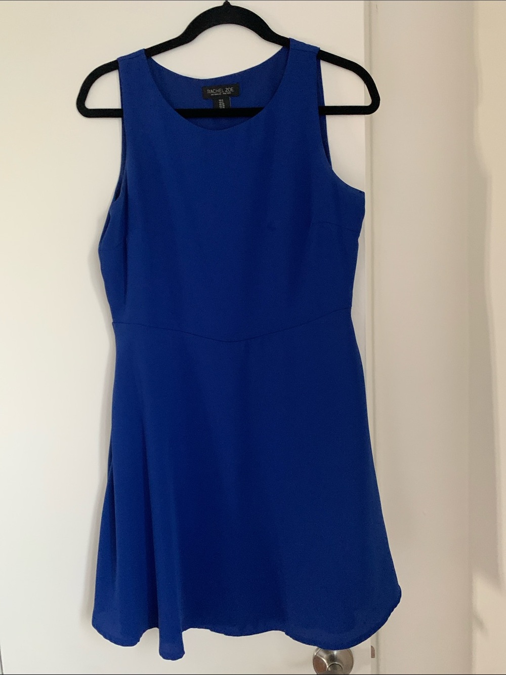 Rachel Zoe Sleeveless Royal Blue A-Line Dress